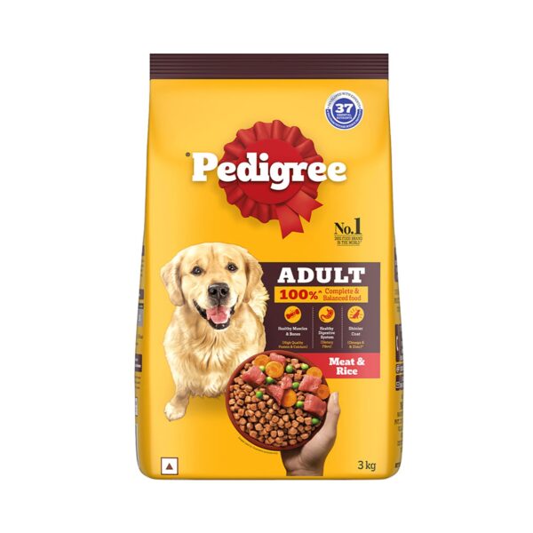 PEDIGREE MEAT/RICE 3KG