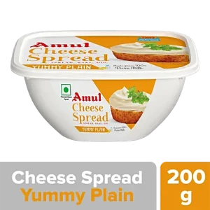 AMUL CHEESE SPREAD PLAIN 200GMS