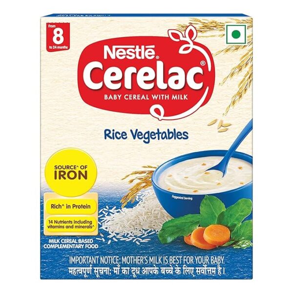 CERELAC RICE VEG 400GM