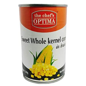 CHEF'S OPTIMA WHOLE CORN KERNALS IN BRINE  425GMS
