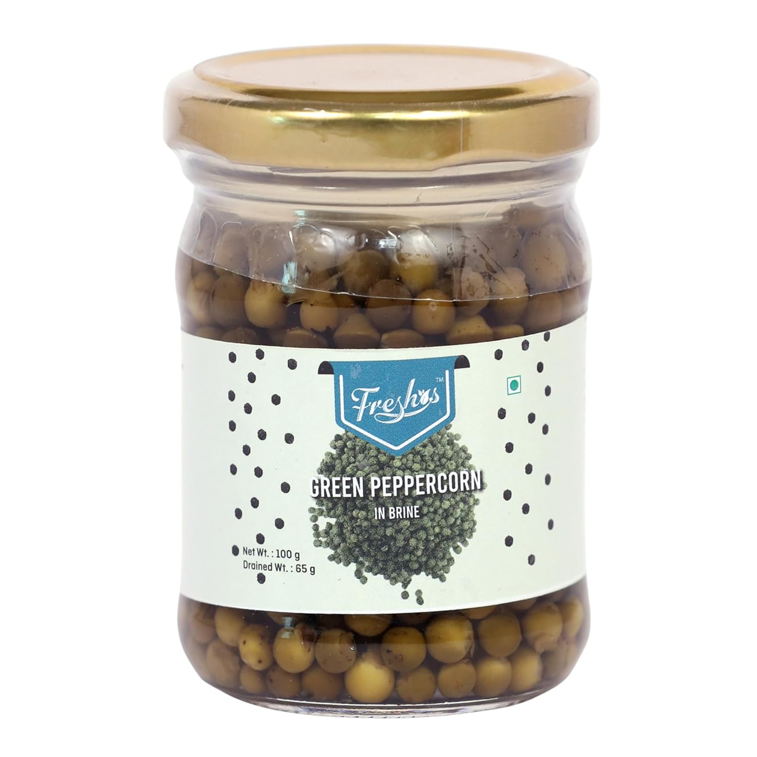 FRESHOS GREEN PEPPERCORN 100GMS