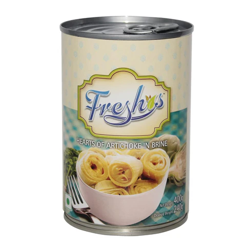 FRESHOS HEARTS OF ARTICHOKES 390GMS