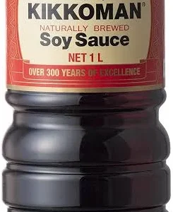 KIKKOMAN NATURALLY BREWED SOY SAUCE 1LTR