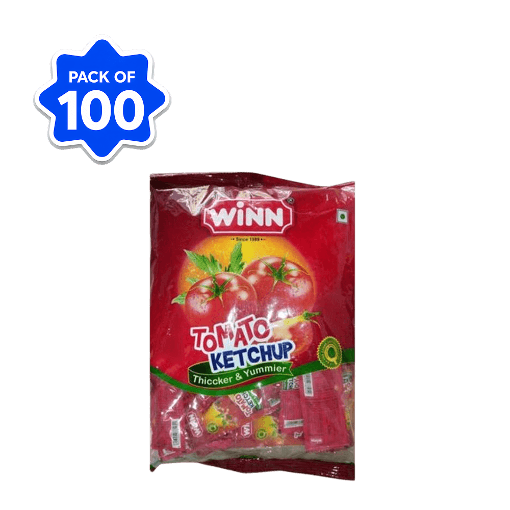 WINN TOMATO KETCHUP SACHETS 8GMS X100PCS