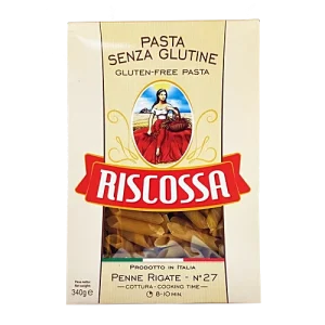 RISCOSSA GLUTEN FREE PASTA PENNE RIGATE 340GMS