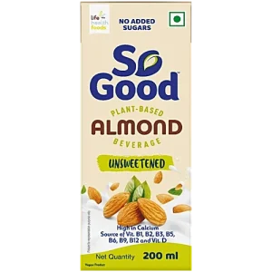 SO GOOD PLANT-BASED ALMOND BEVERAGE UNSWEETENED 200ML