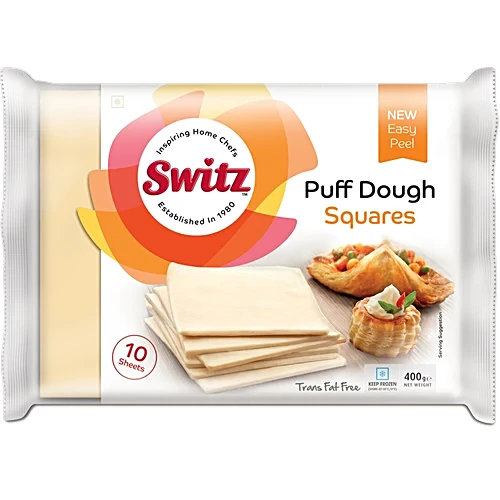 SWITZ PUFF DOUGH SQUARES (10PCS) 400GMS