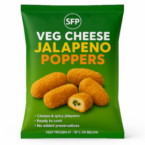 SFP VEG CHEESE JALAPENO POPPERS 500GMS